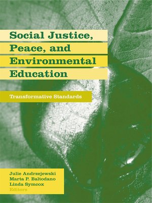 cover image of Social Justice, Peace, and Environmental Education